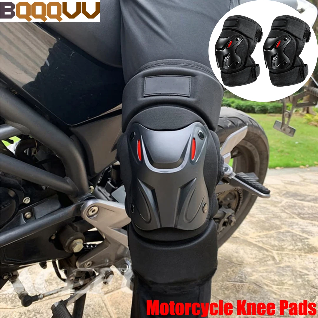 Mountain Biking Elbow Pads - 1ペアのオートバイ用膝パッド、オートバイ用保護具膝ガード、オフロード、オートバイ用肘パッド、アウトドアスポーツ