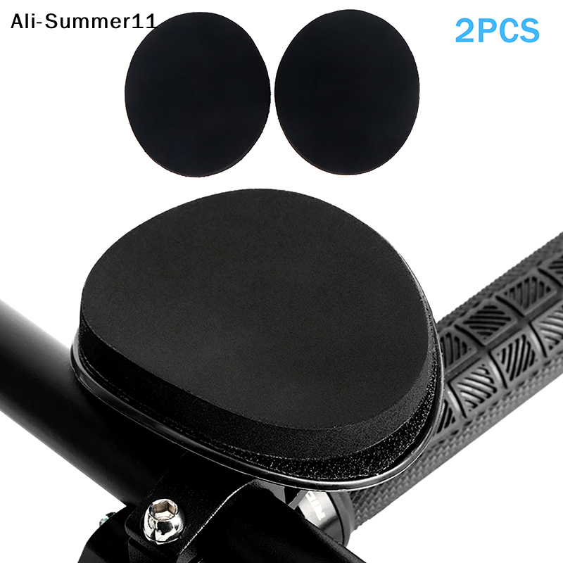 【Wq0】【Au】【Wn】1ペア自転車レストTTハンドルバー - Mountain Biking Elbow Pads のレビューと価格