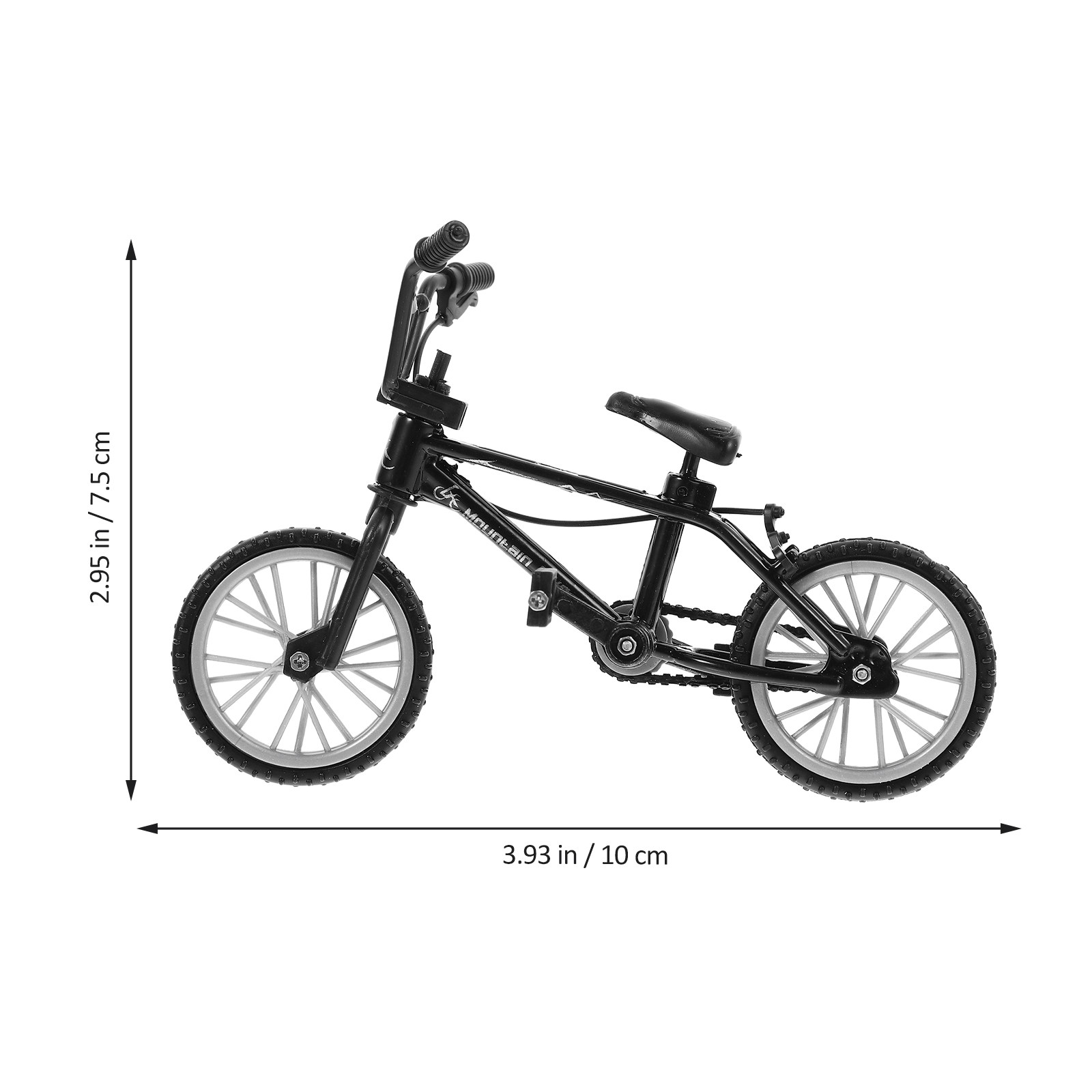 ミニチュア人工自転車、頑丈な金属製ミニバイク、リアルなマイク - Mountain Biking Europe のレビューと価格