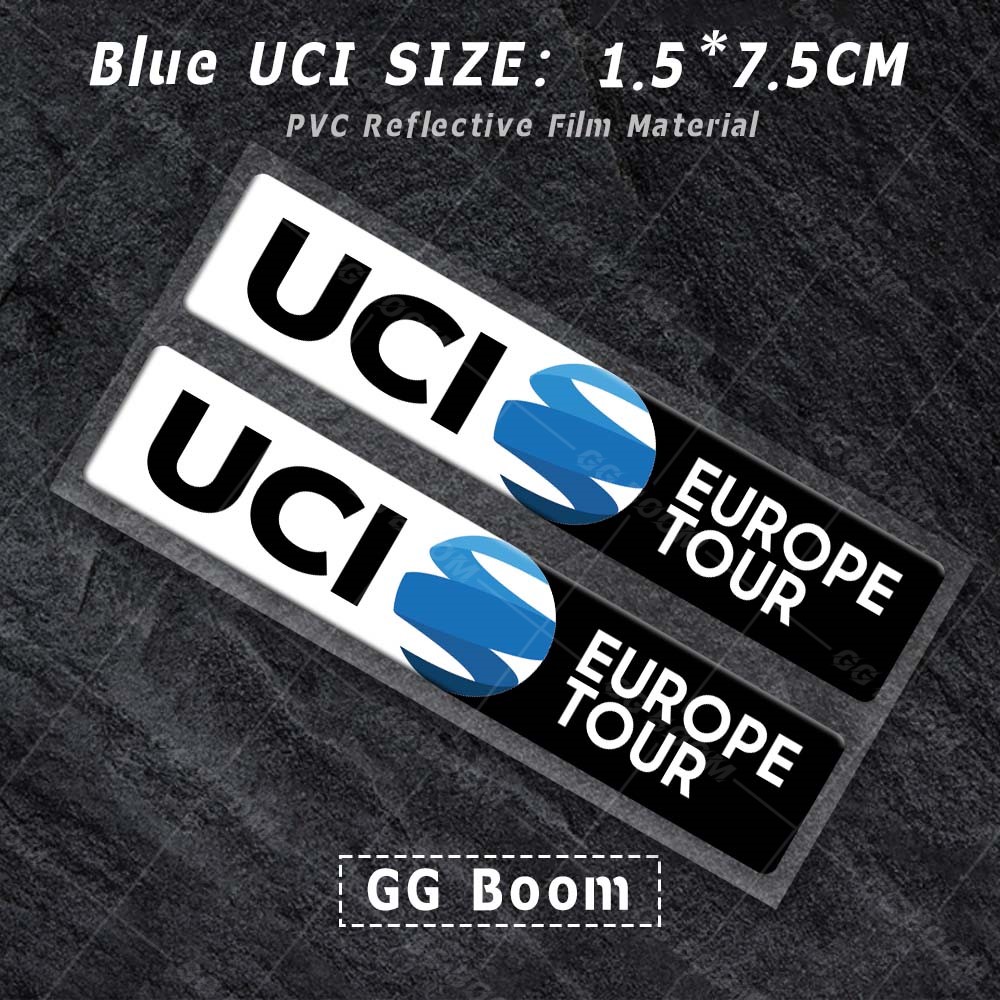 UCIヨーロッパツアー 反射ステッカー PVC製 反射ビニー - Mountain Biking Europe のレビューと価格