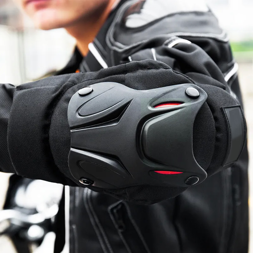 1 ペア膝ブレース肘保護パッド衝撃吸収保温オートバイ膝肘パッ - Mountain Biking Elbow Pads のレビューと価格