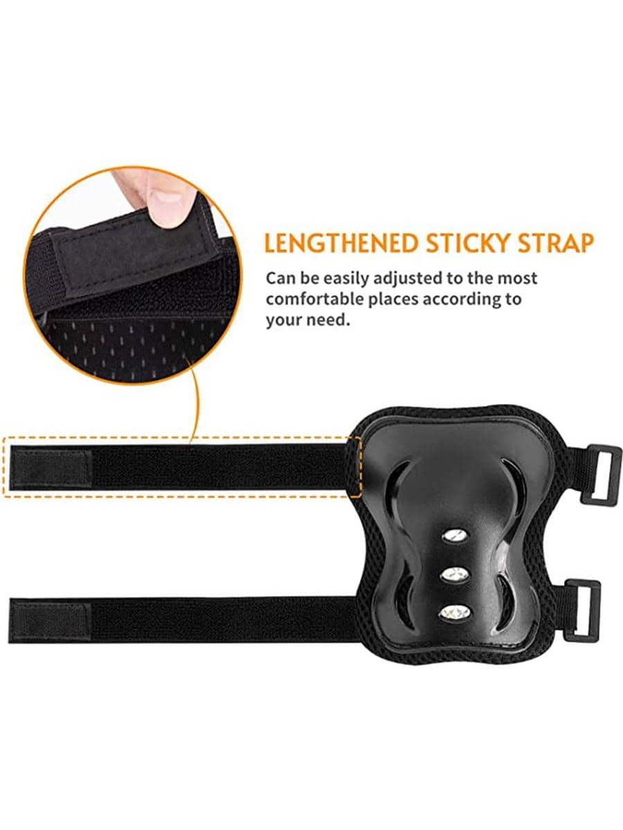 6個入り子供用保護具セット（3～15歳向け）、スケートボード - Mountain Biking Elbow Pads のレビューと価格