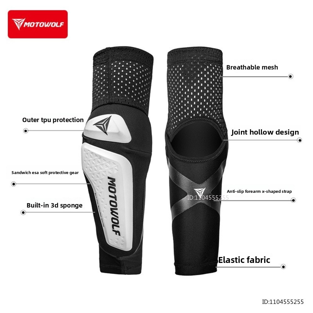 新しいバイク用肘当て、伸縮性のある通気性アームスリーブ、MT - Mountain Biking Elbow Pads のレビューと価格